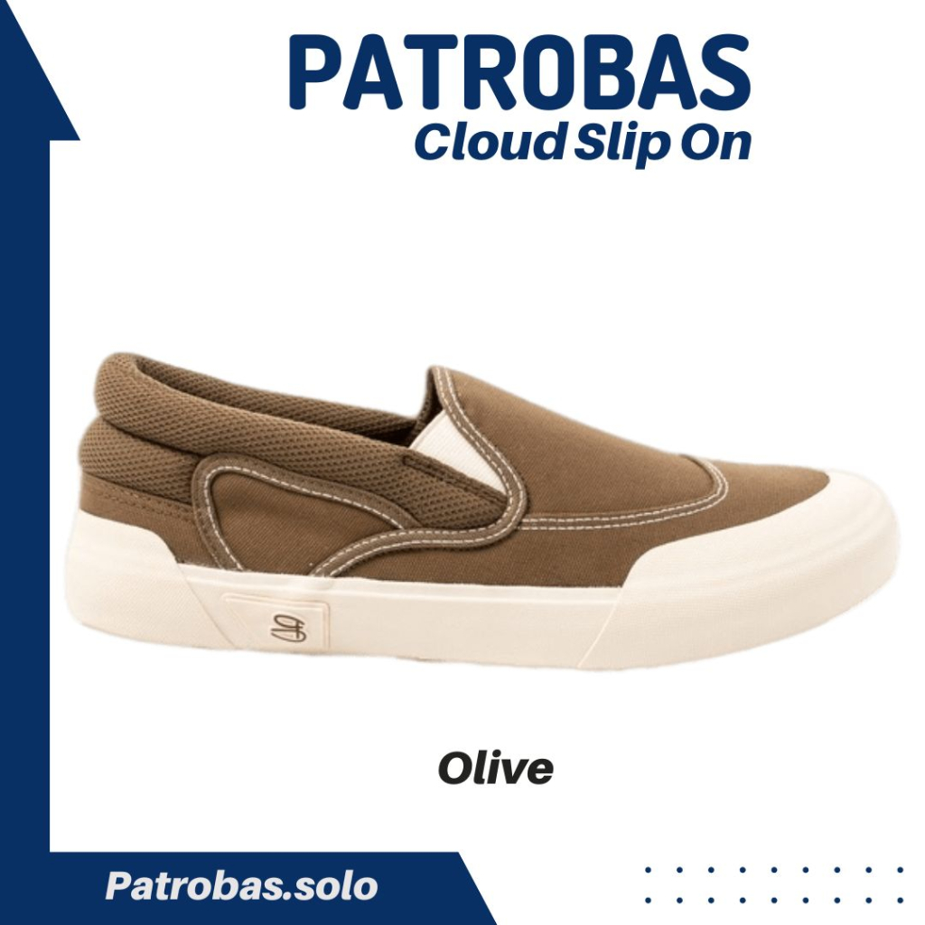 Patrobas Cloud Slip On Olive Original