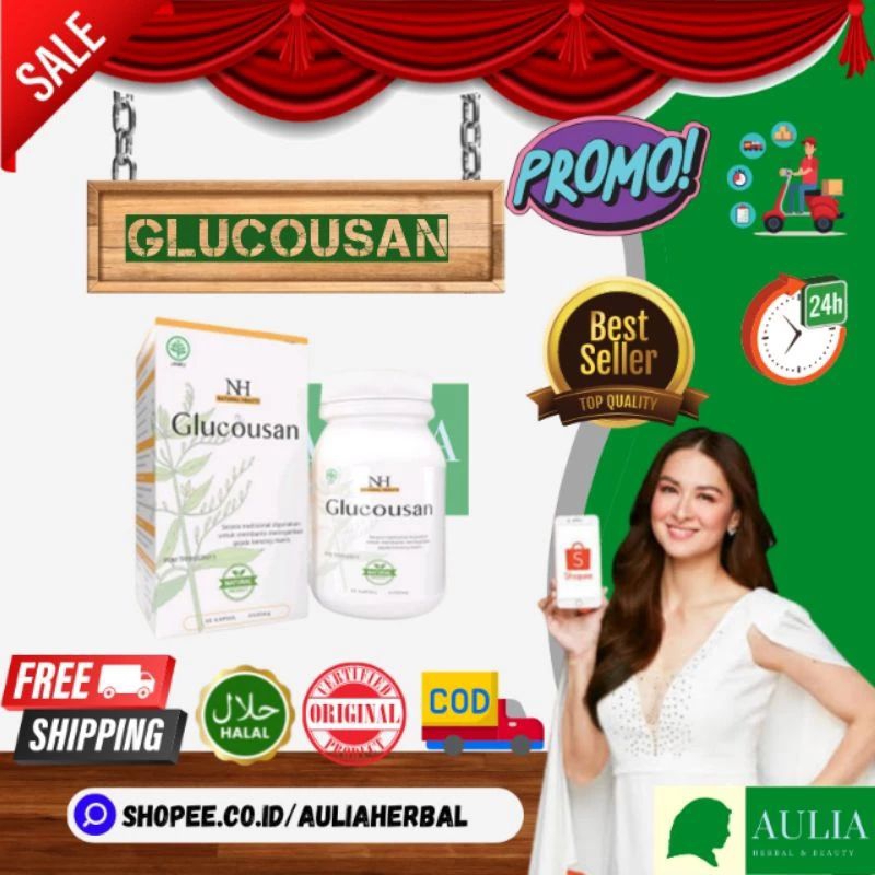 GLUCOUSAN ASLI ORIGINAL OBAT DIABETES AMAN BPOM
