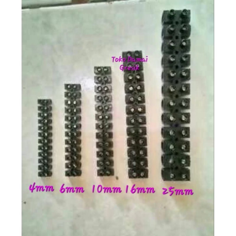 Terminal Kabel Krustin hitam sambungan Kabel