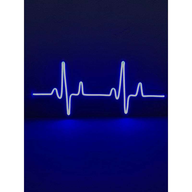 Lampu Neon Sign / Neon Flex Logo Detak Jantung