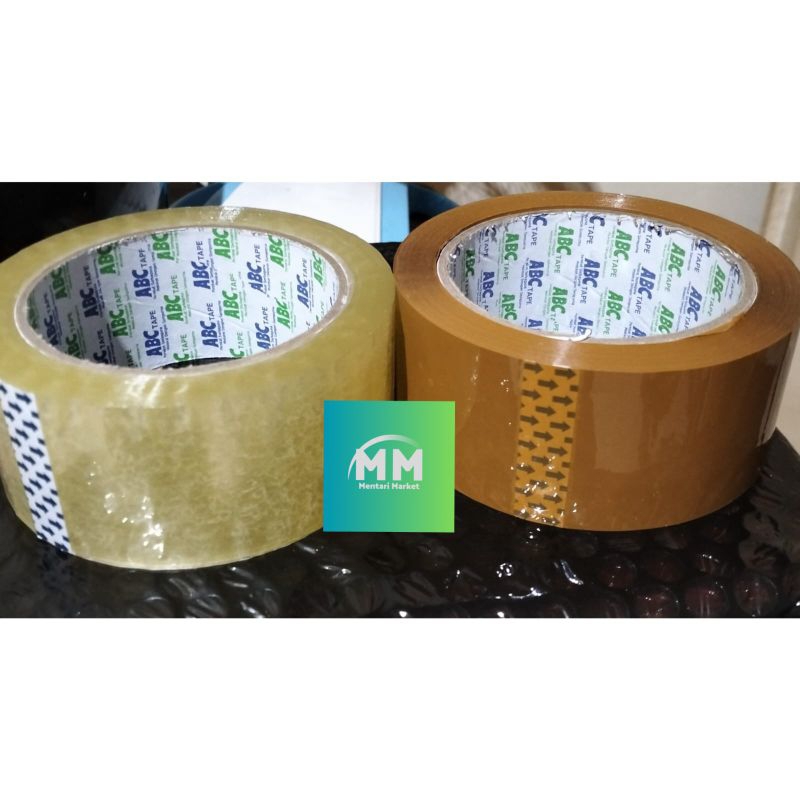 

LAKBAN ABC WARNA BENING & COKLAT UKR.48MM X 90 YARD