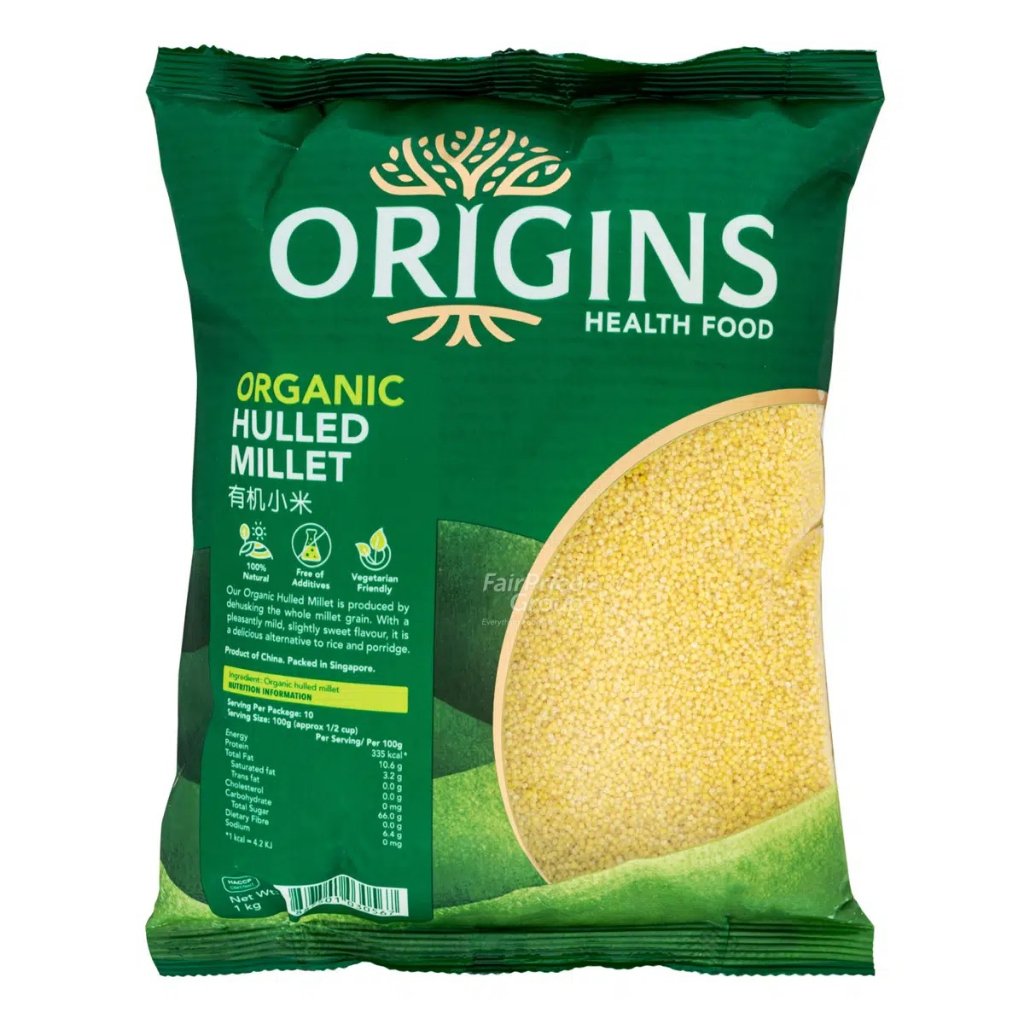 

Origins Healthfood Organic Hulled Millet 1kg