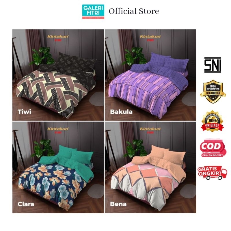 Bedcover Kintakun Rumbai - Bed Cover Kintakun Rumbai - Bedcover Set Kintakun Rumbai - Bedcover Set K