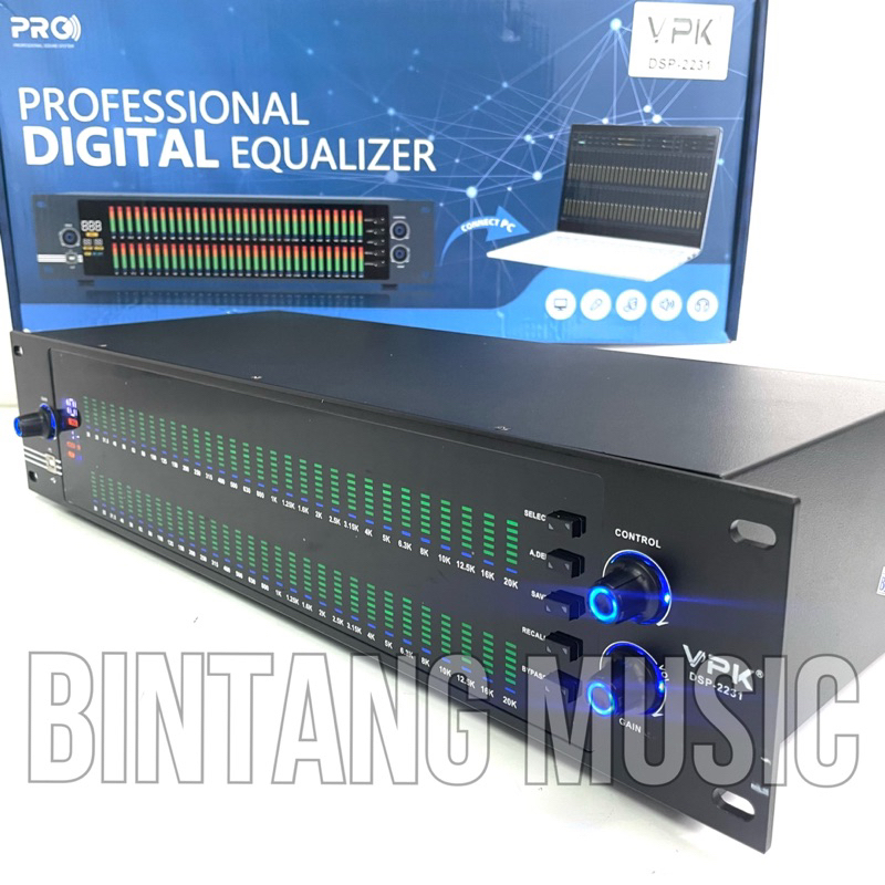 Equaliser digital vpk 2231 original EQX VPK2231 DSP