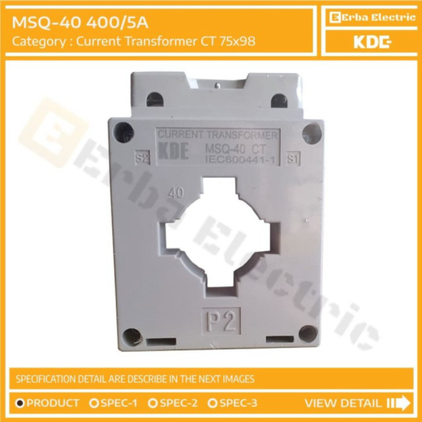 MSQ-40 400-5A KDE Current Transformer 400A 5A KDE CT 400 Limited