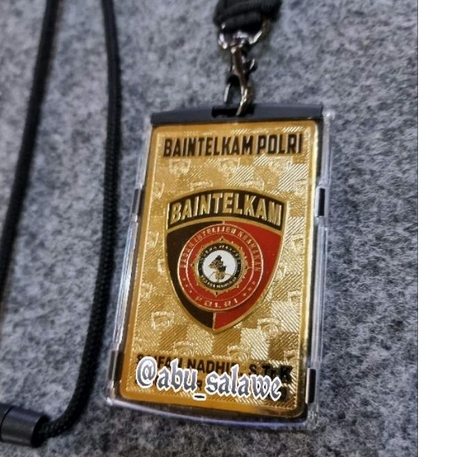 

plat id custom BAINTELKAM POLRI