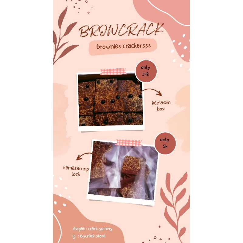 

BROWNIES CRACKERS YUMMY