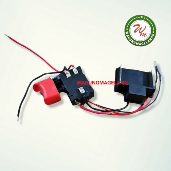 SAKLAR SWITCH Mesin Bor Cordless NRT PRO DC 343 SET 20V drill dc343 Limited