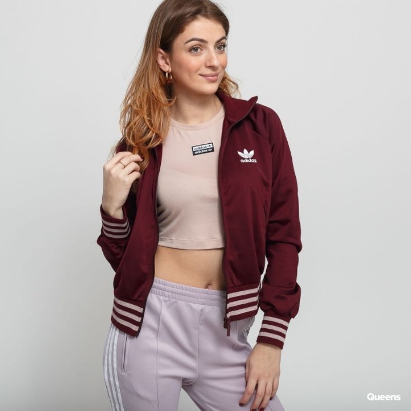 Tracktop Adidas Trefoil Maroon
