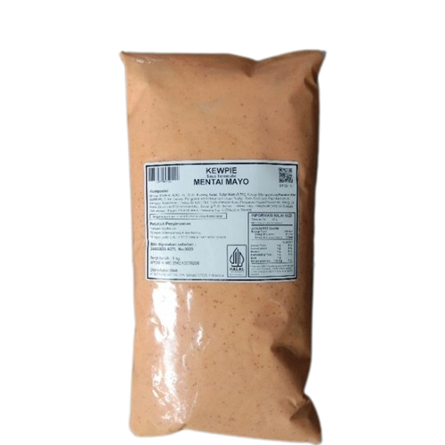 

kewpie Mayonaise Mentai Mayo 1kg Saus Salmon Mentai Halal