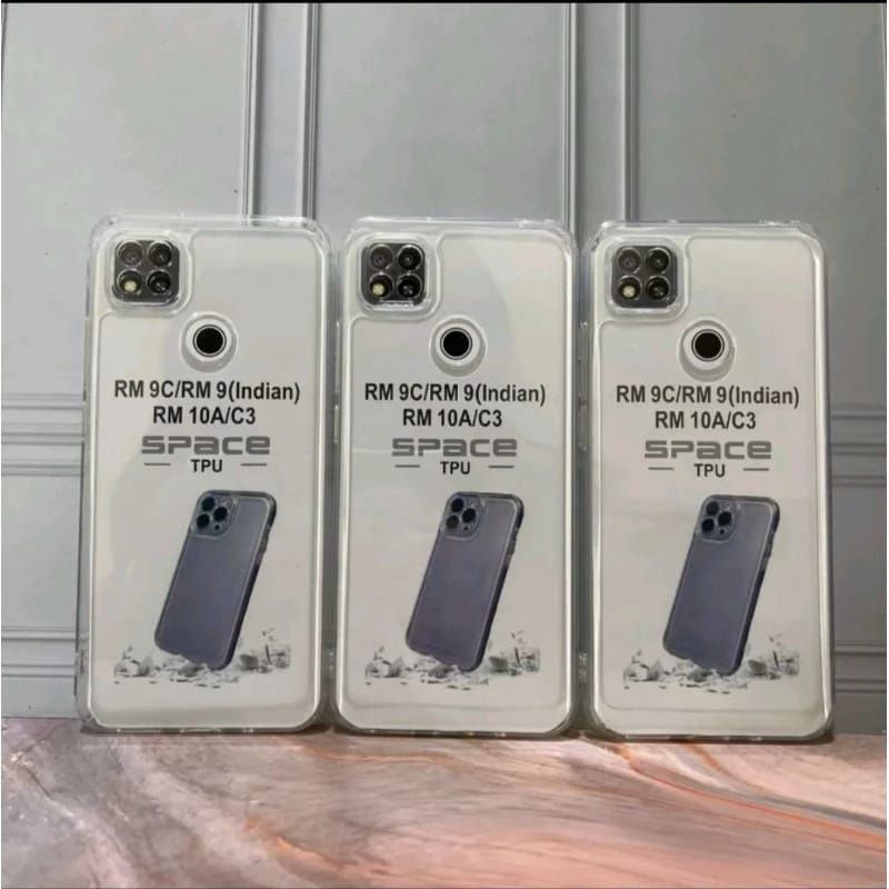 Soft Case Clear Space Bening Redmi 9A/9C/Redmi 9/Redmi 10 A Casing Transparan TPU