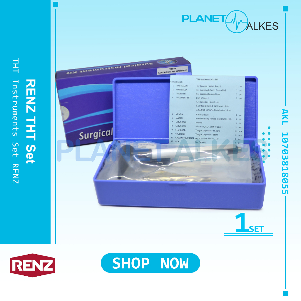 Renz THT Set Stainless Steel Original / THT Instruments Set RENZ