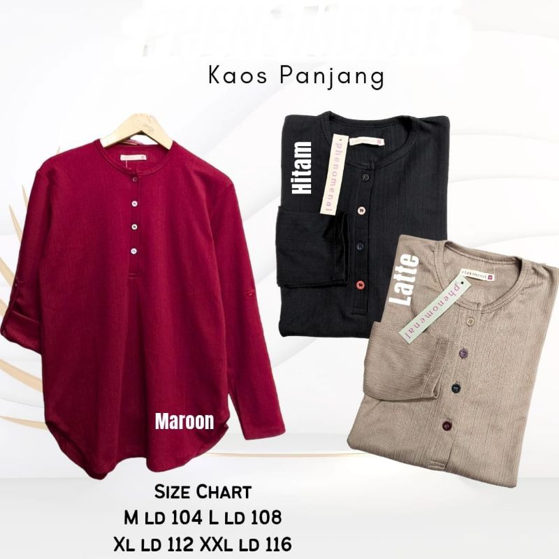 Kaos Panjang Wanita Phenomenal Cantik