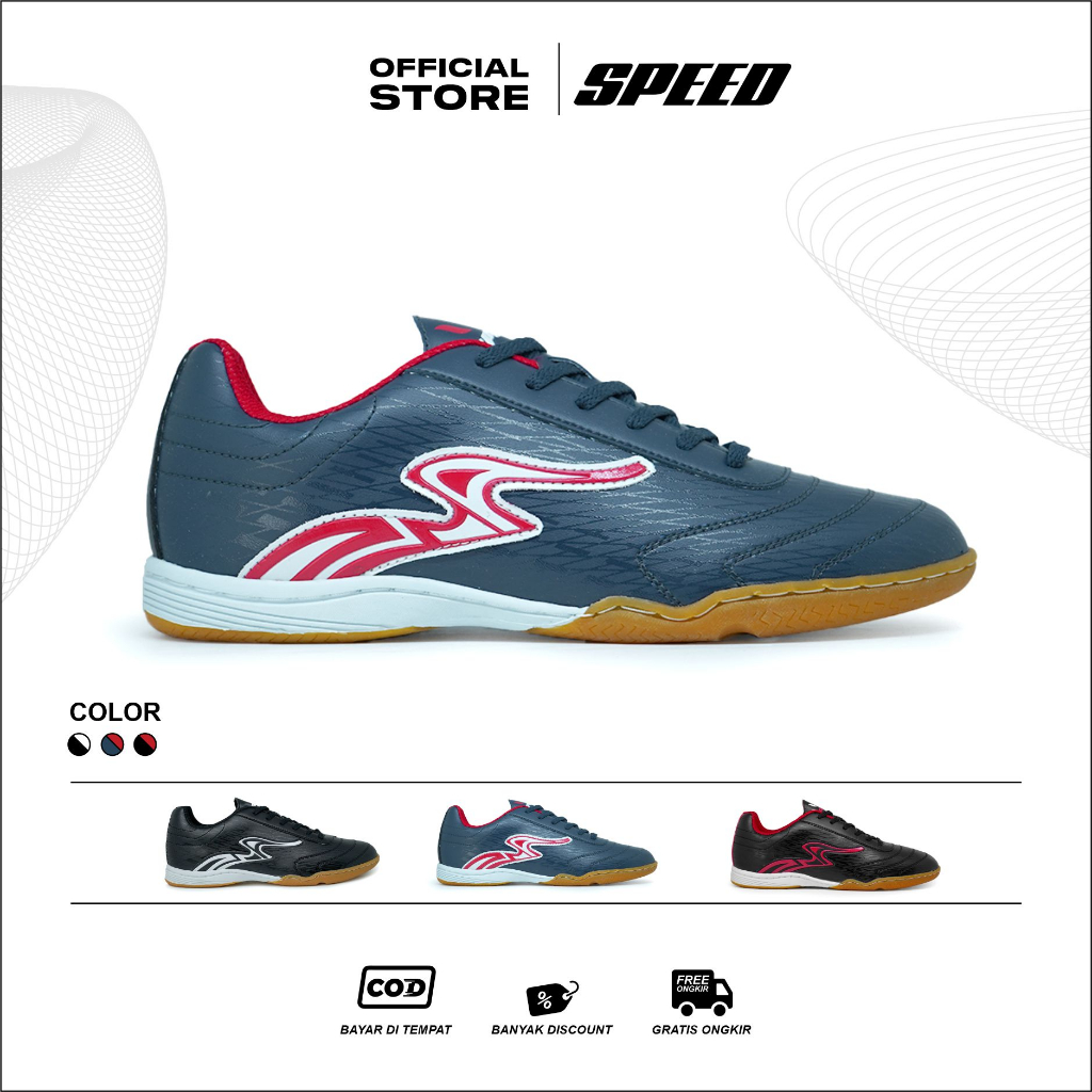 Speed - Aksa Series - Sepatu Futsal - sepatu soccer - sepatu sepak bola - futsal liga - futsal dewas