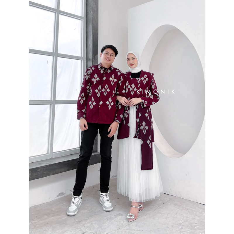 KIMONIK BAJU TENUN (WIDURI ROSA COUPLE)