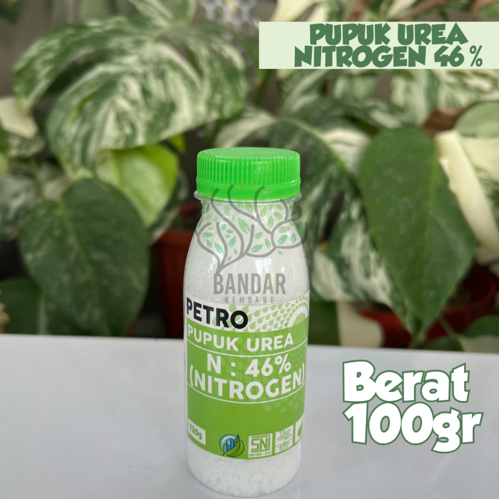 UREA PETROKIMIA Nitrogen 46% 100gr Pupuk Untuk Daun Segala Jenis Tanaman Hias dan Sayuran