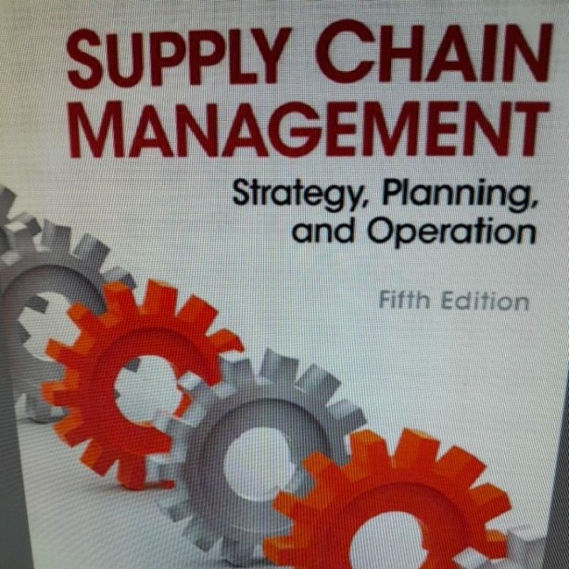 

supply chain management fifth edition sunil chopra