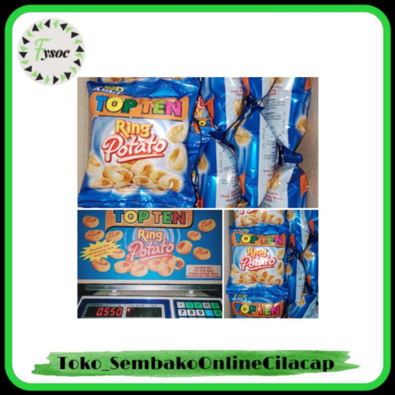 

SNACK TOP TEN RING POTATO ISTIMEWA CIKI RENCENG ( ISI 10 PCS )