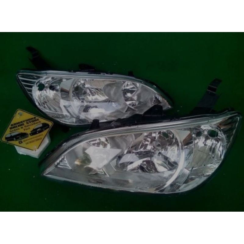 headlamp/lampu depan honda civic es vti 2004-2005 sepasang