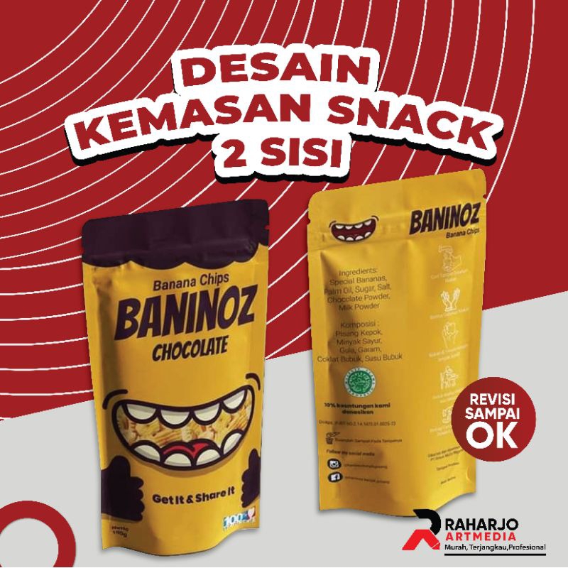 Desain Kemasan Snack I Desain kemasan