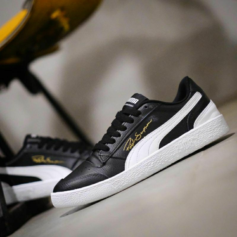 Baqicot Store | Puma Ralph Sampson Leather Black White (100% Original)