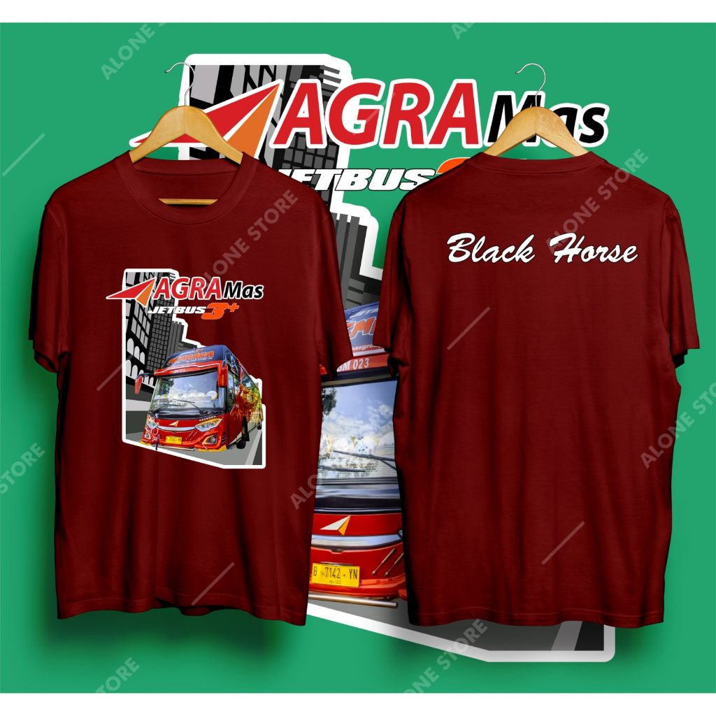 Kaos Bus AGRAMAS  Kaos Bus Mania  Kaos Sablon Bus  Kaos Sablon Murah