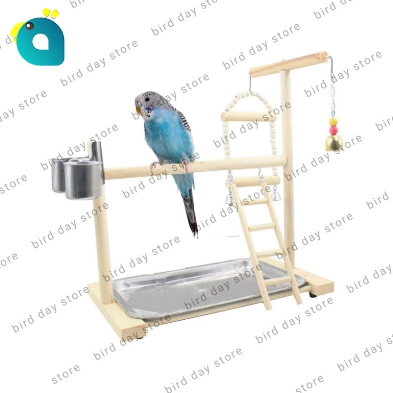 Playground Parrot Tangkringan Burung Lovebird, Falk, Parkit, Conure, Monk dll