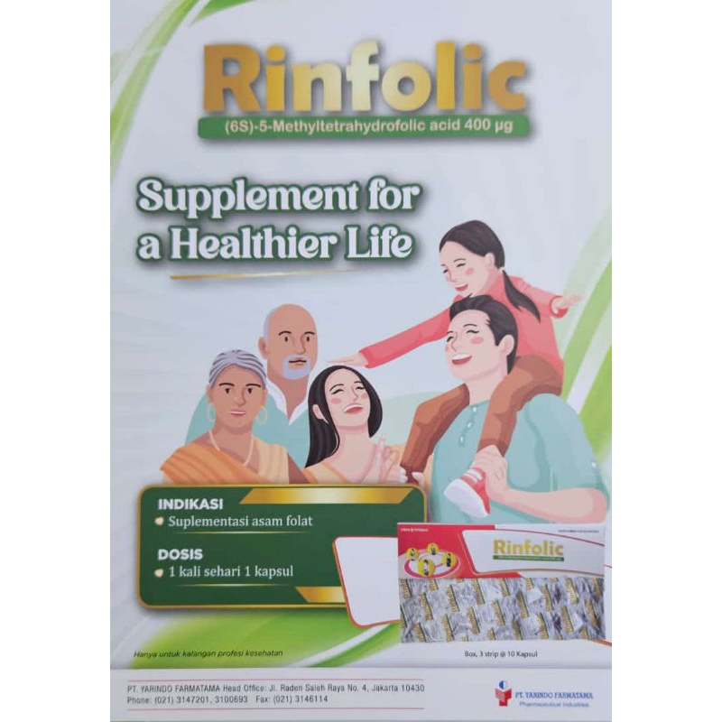 Rinfolic - bentuk aktif asam folat