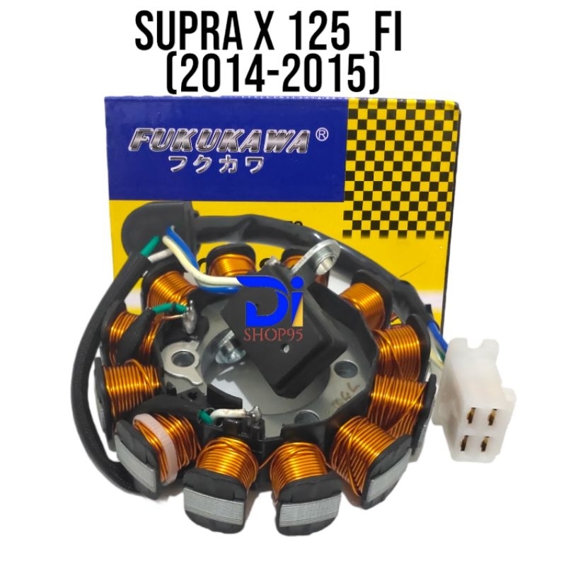 SPULL ASSY FUKUKAWA SUPRA X 125 FI (2014-2015) SPOOL KOMPLIT HONDA SUPRA X 125 INJEKSI SPUL PLUS PUL