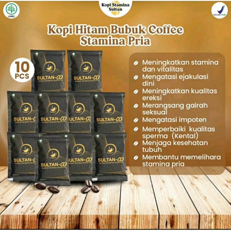 

Kopi Sultan Original Minuman Pria Tahan Lama BPom 2 Sachet