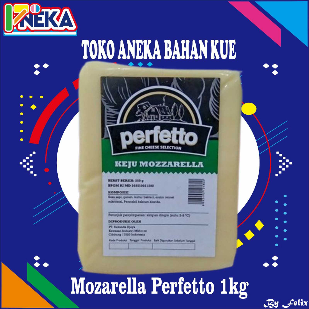 

Keju Mozarella Perfetto 1Kg