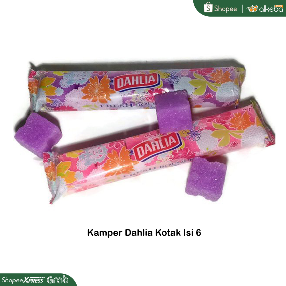 Kamper dahlia aromatic scent k316 Kotak Pengharum Toilet Isi 6 Dahlia Fresh Bouquet