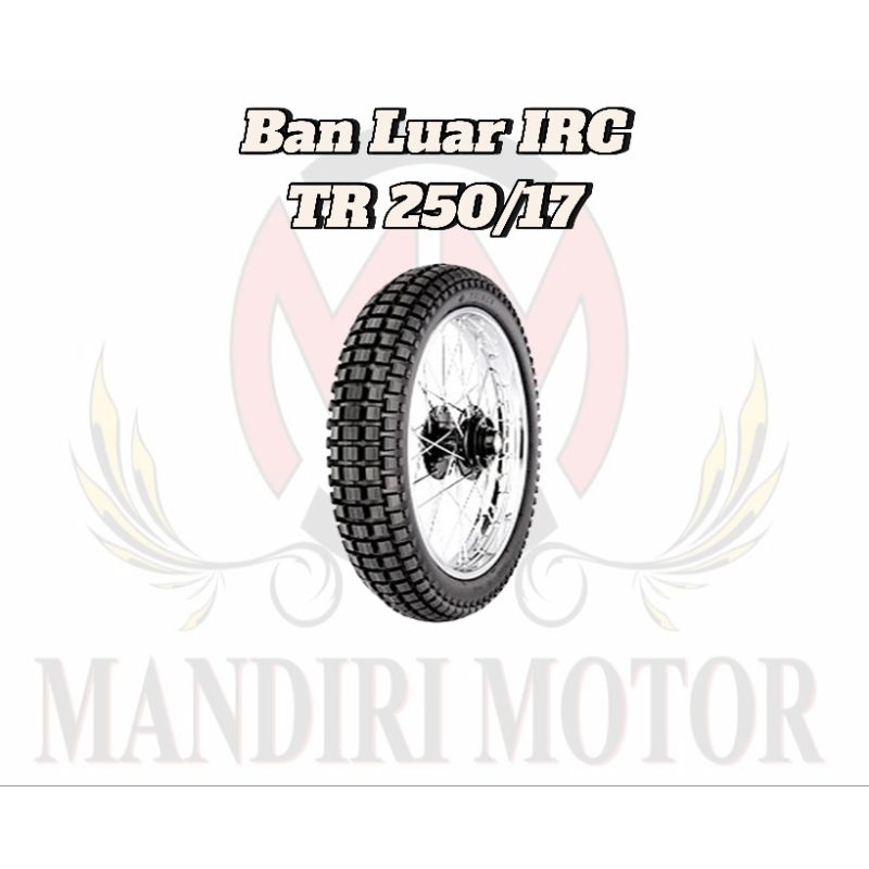Ban Luar IRC Trails/Ukuran 250.17/Ban Depan Motor Bebek