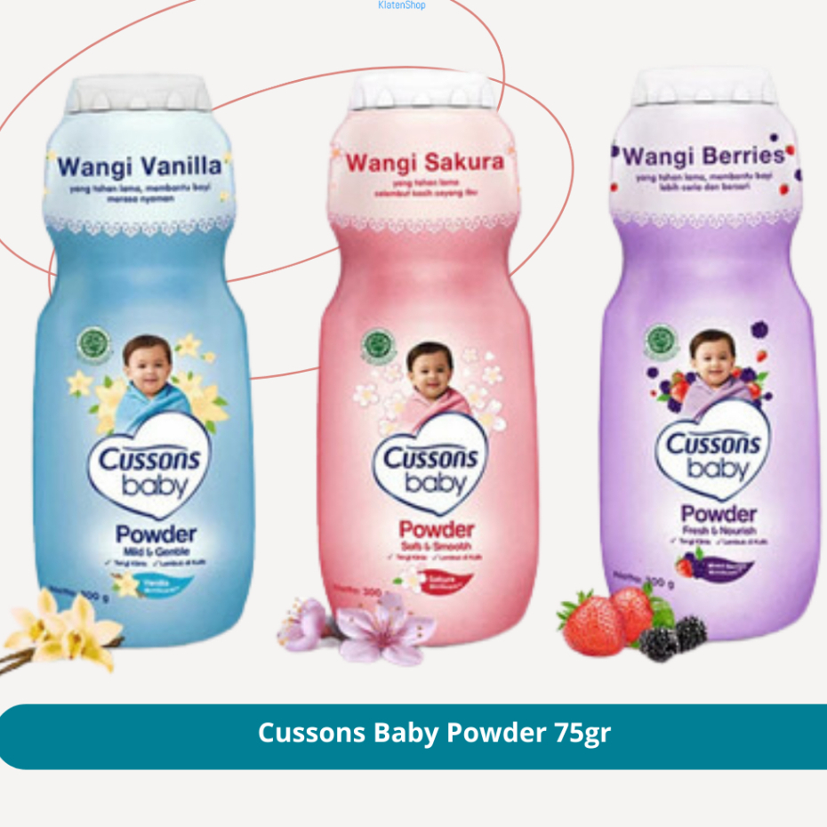 CUSSONS BABY POWDER 75GR / BEDAK BAYI