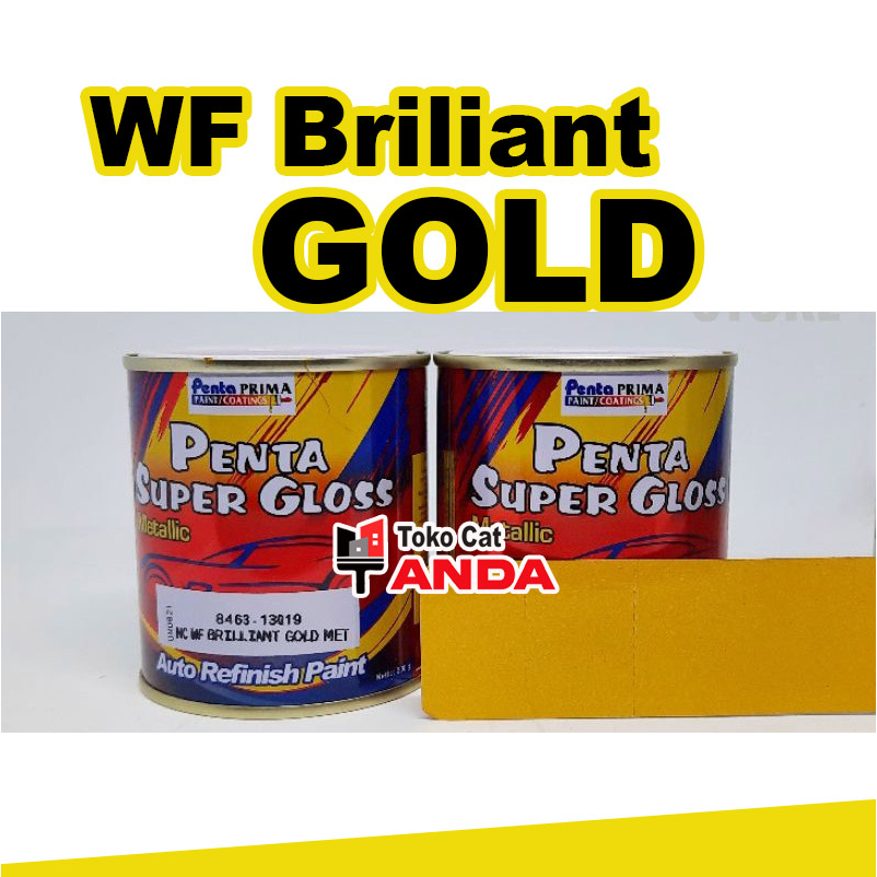 Cat Emas Penta Brilliant Gold Wf Metalik - Cat Penta Supergloss Briliant Gold WF NC