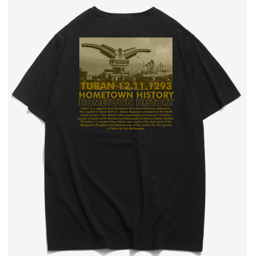 Kaos Tuban Baju Kaos Kota Tuban Sejarah Kota Tuban Bahan Cotton Combed