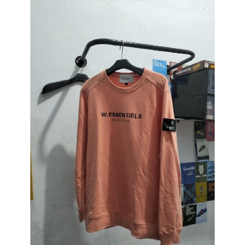 CROWNECK W.ESSENTIELS SALMON ORIGINAL