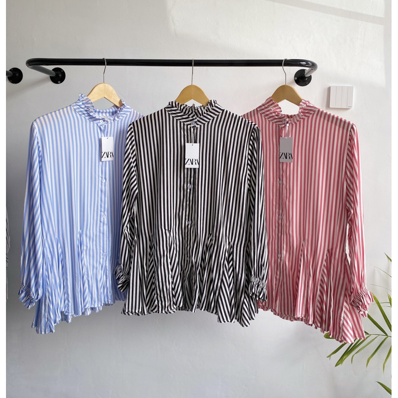 Kemeja stripe zara