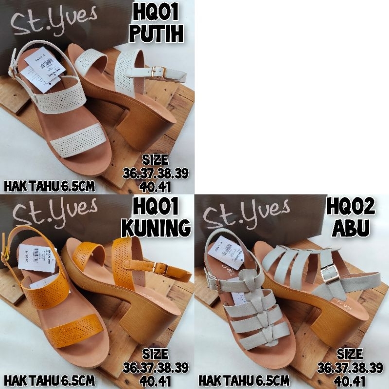 SANDAL TALI SLINGBACK HIGH HEELS WANITA ST.YVES