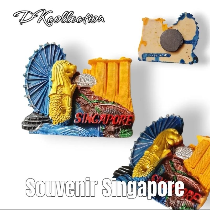 Magnet Singapore magnet singapura magnet kulkas Singapore tempelan kulkas Singapura