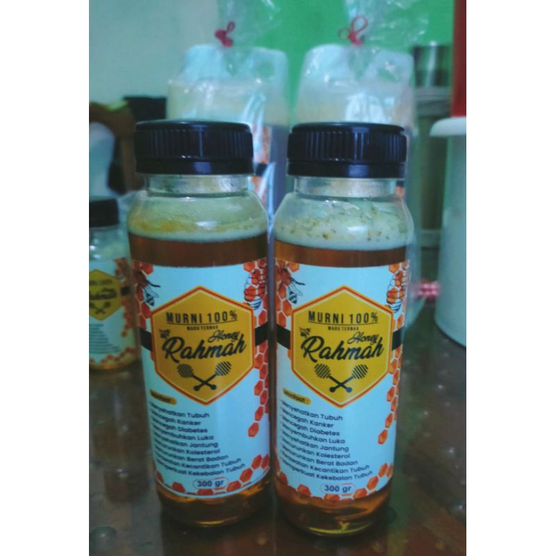 

Madu Murni 100 % Ar-rahma ukuran 300gr