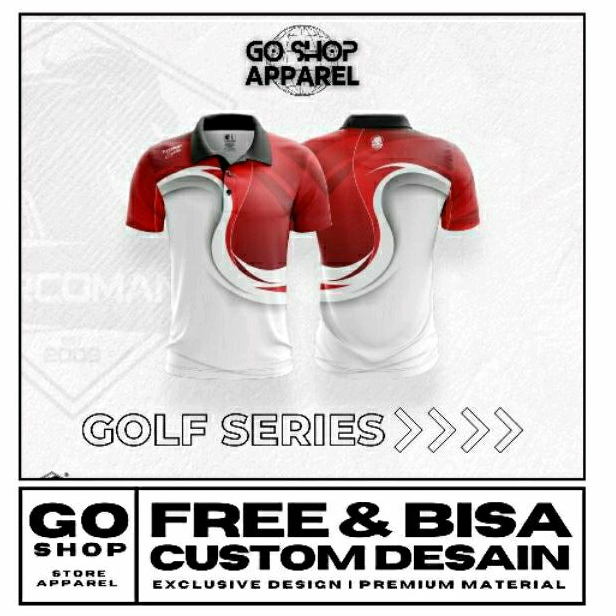 Baju golf pria | Kaos golf