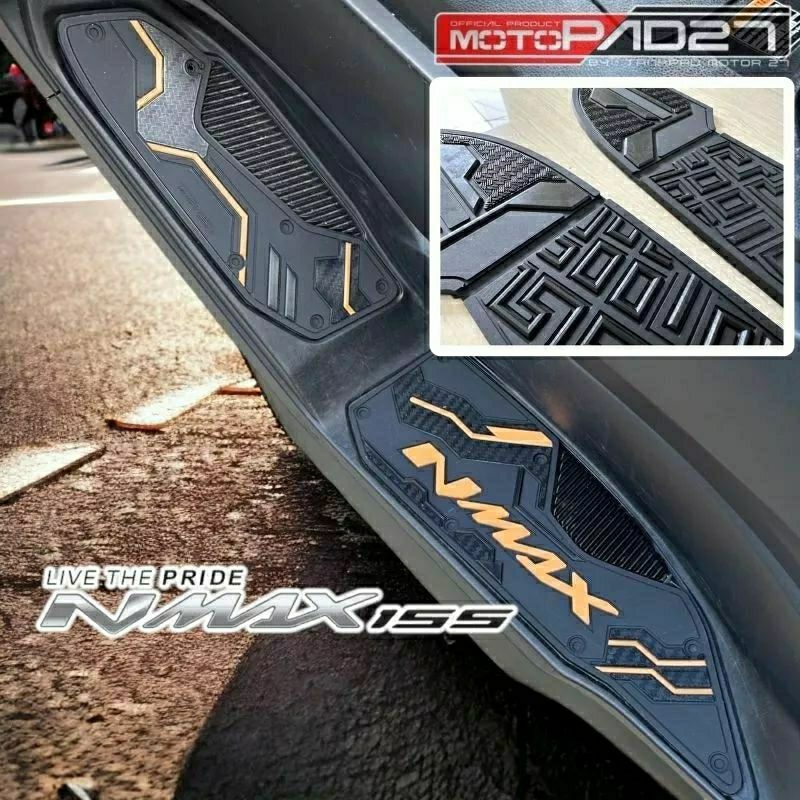 Karpet Nmax 2020-2022 Pijakan Alas Kaki Nmax 2020-2022 Bordes Pijakan New Nmax 2020-2022 Rubber Prem