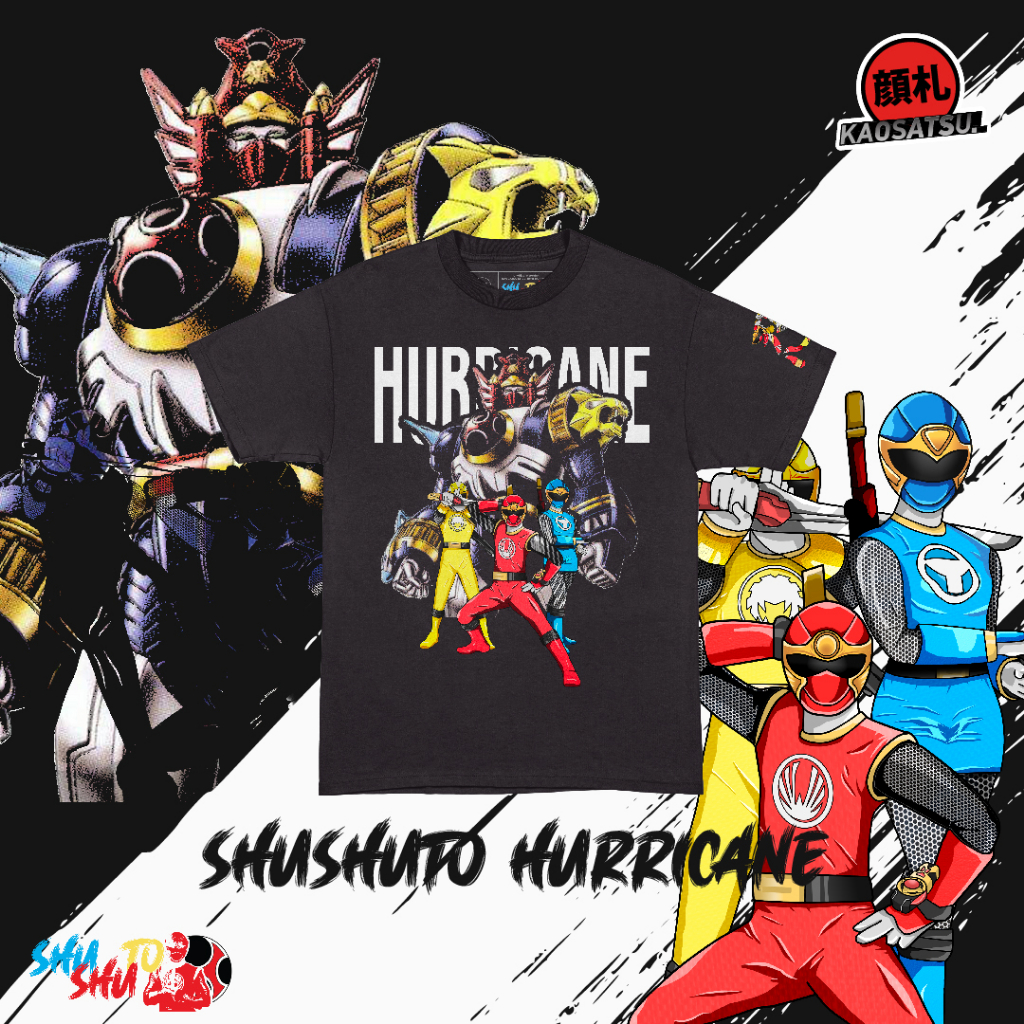 Kaosatsu NINPU SENTAI (Unofficial Fanmerch Hurricanger Ninpu Sentai)