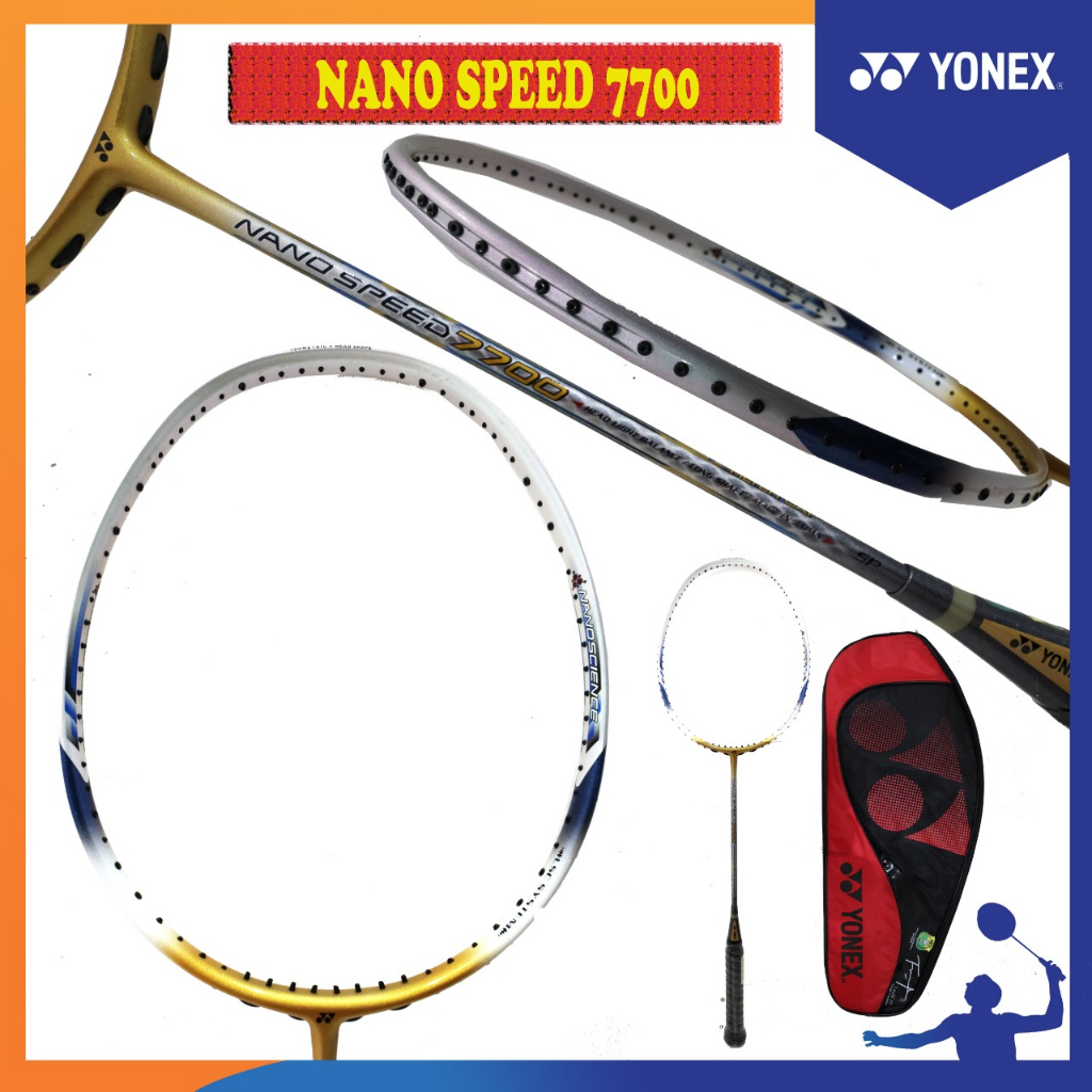 YONEX Nano Speed 7700 / Nanospeed 7700 Raket Bulutangkis Badminton - ORIGINAL