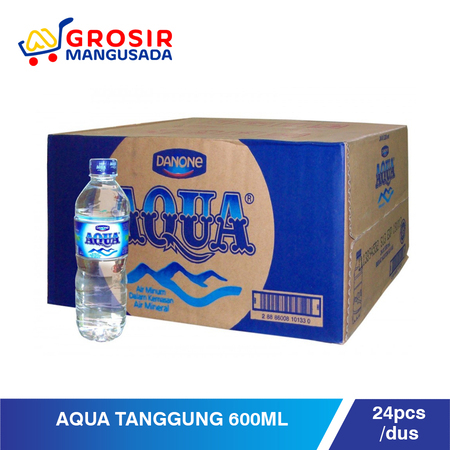 

Air Mineral AQUA Tanggung 600ml - Isi 6 Botol, Grosir Murah