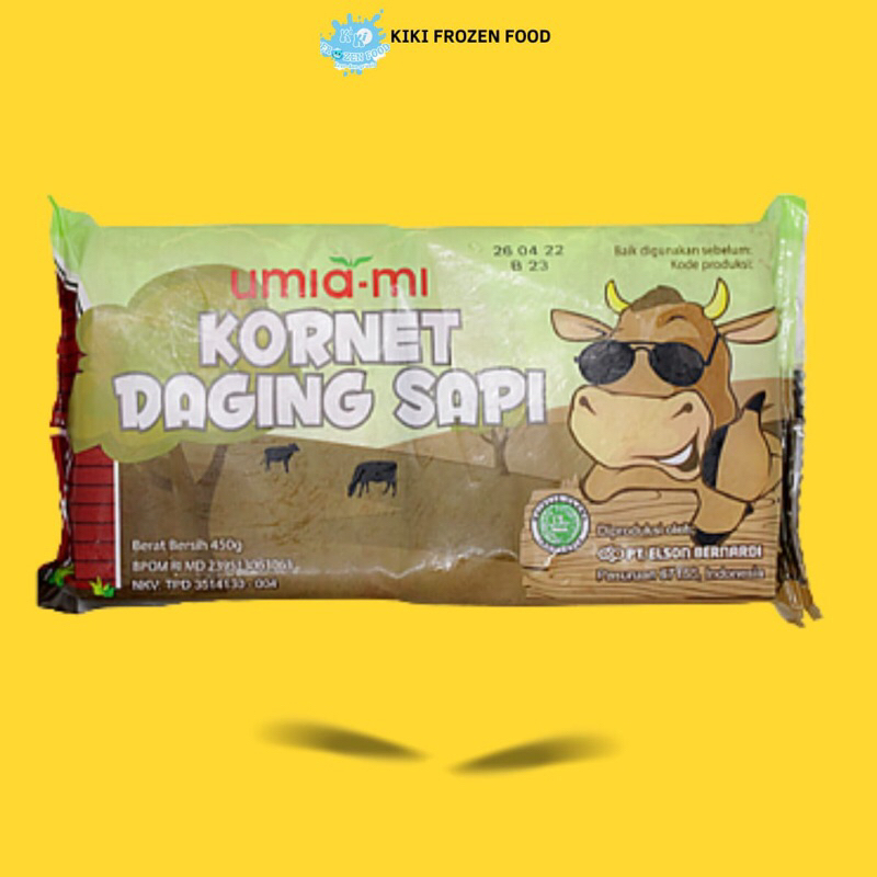 

Kornet daging sapi umiami 450gr / Ayam 450gr - Bernardi