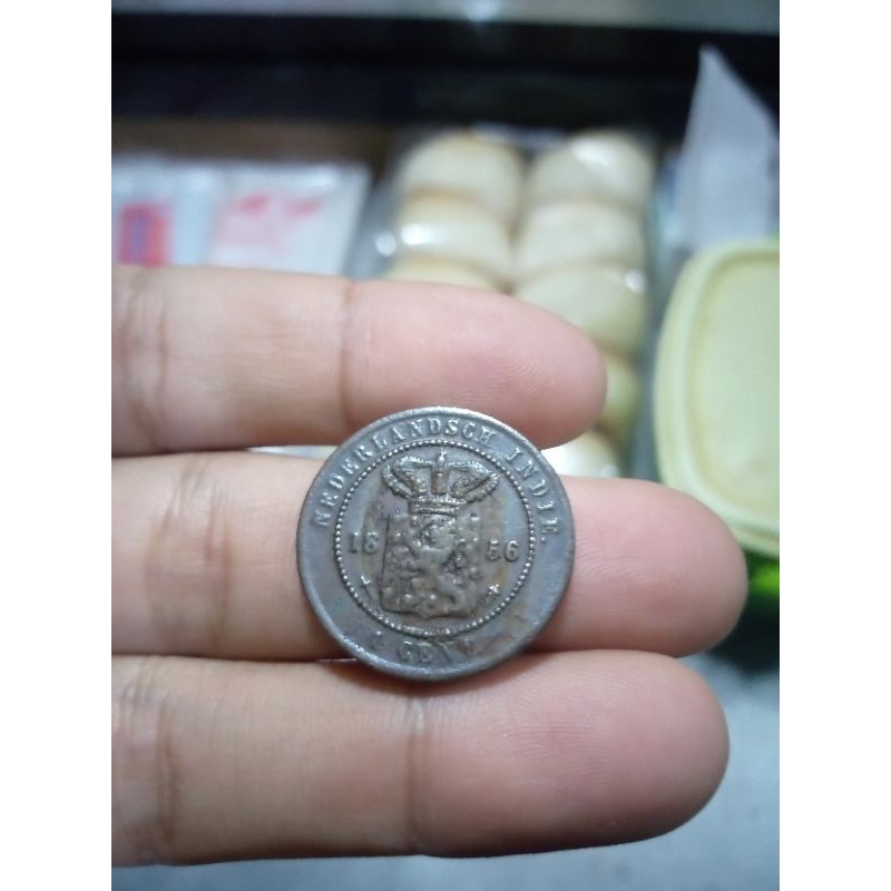 Koin Hindia Belanda 1856