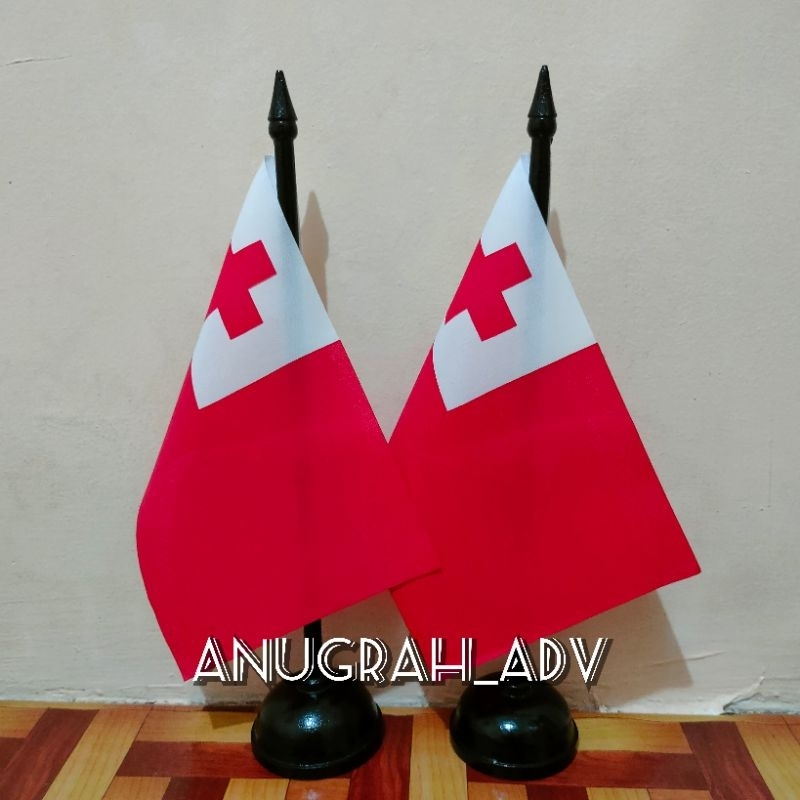 

tiang kayu bendera meja TONGA