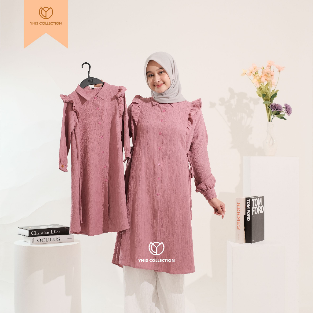 Er Tunik Dewasa & Anak By YNIS Collection / tunik couple/ atasan cewek/ tunik anak/ tunik syari/ pre